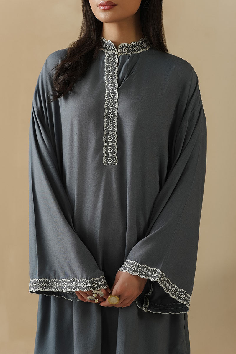 Cross Stitch | Basic Pret | Moonlit Marina-2PC (Shirt & Trouser)-4
