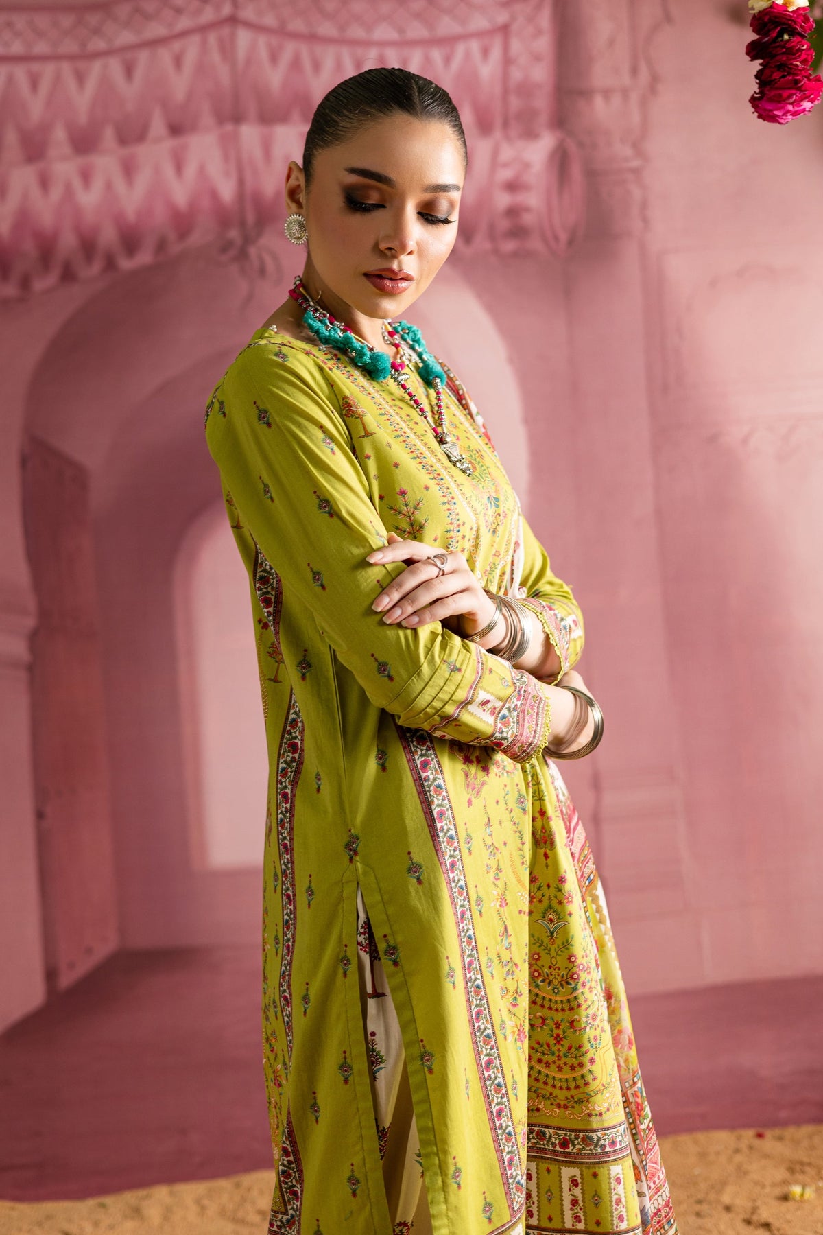 Batik | Chargbagh | Moss -  Batik Ladies Clothes - Original Designer Dress - House of Maryam