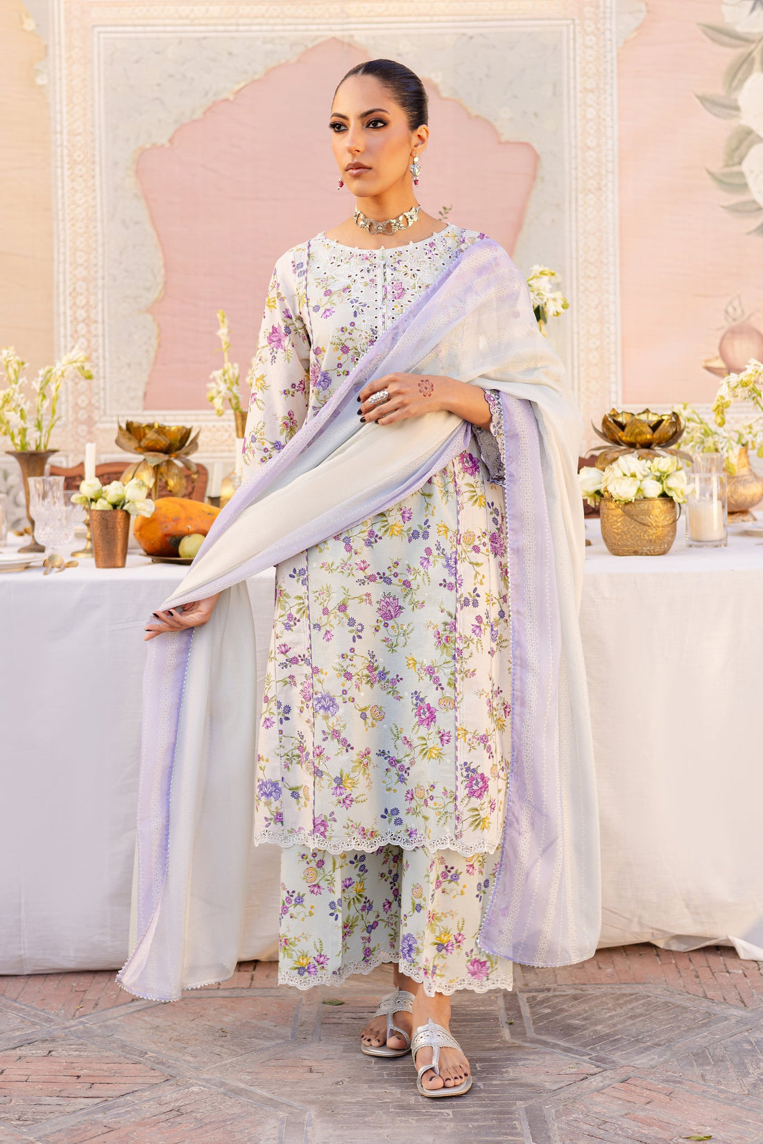 Batik | Chargbagh | Haze -  Batik Ladies Clothes - Original Designer Dress - House of Maryam