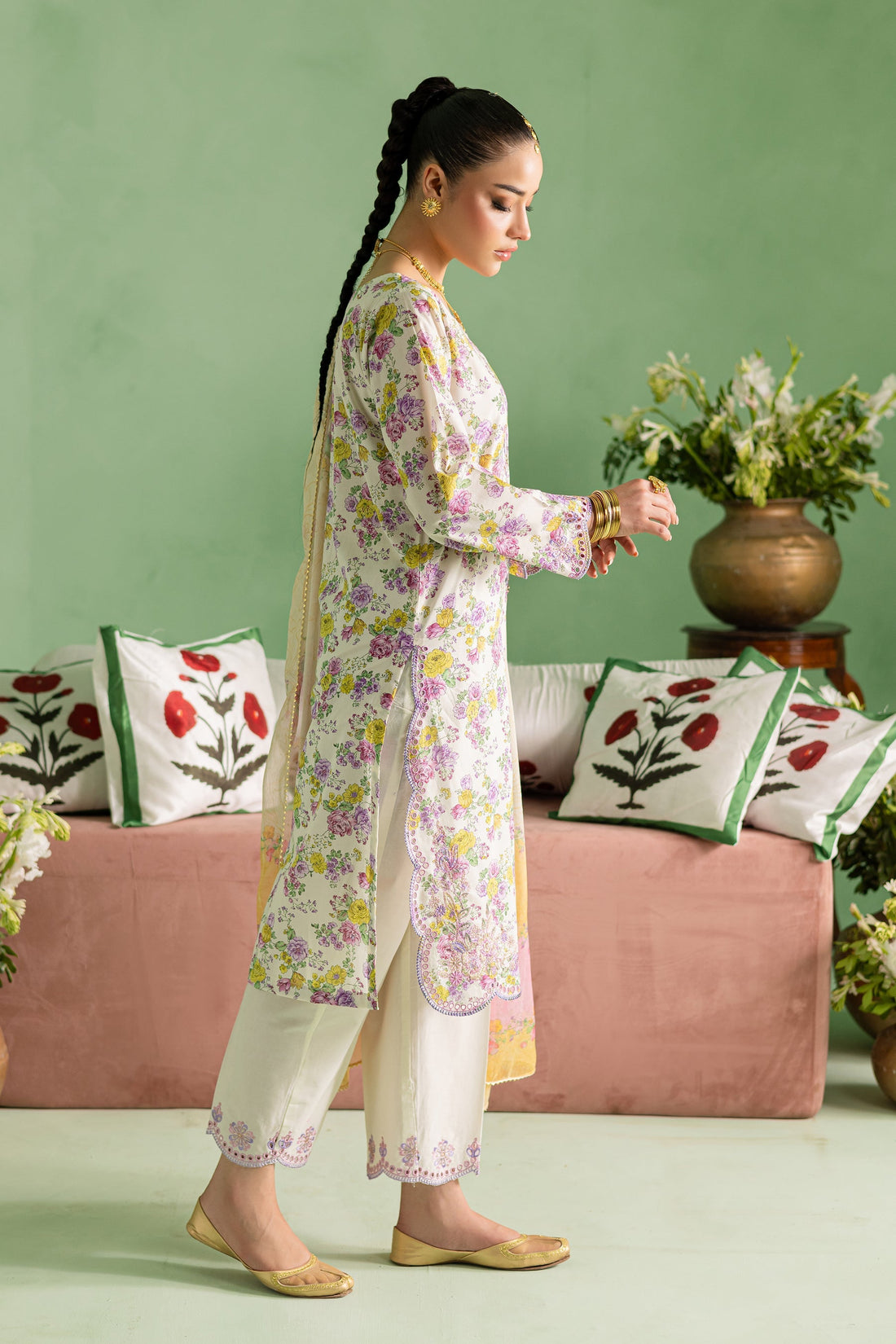 Batik | Chargbagh | Kylie -  Batik Ladies Clothes - Original Designer Dress - House of Maryam