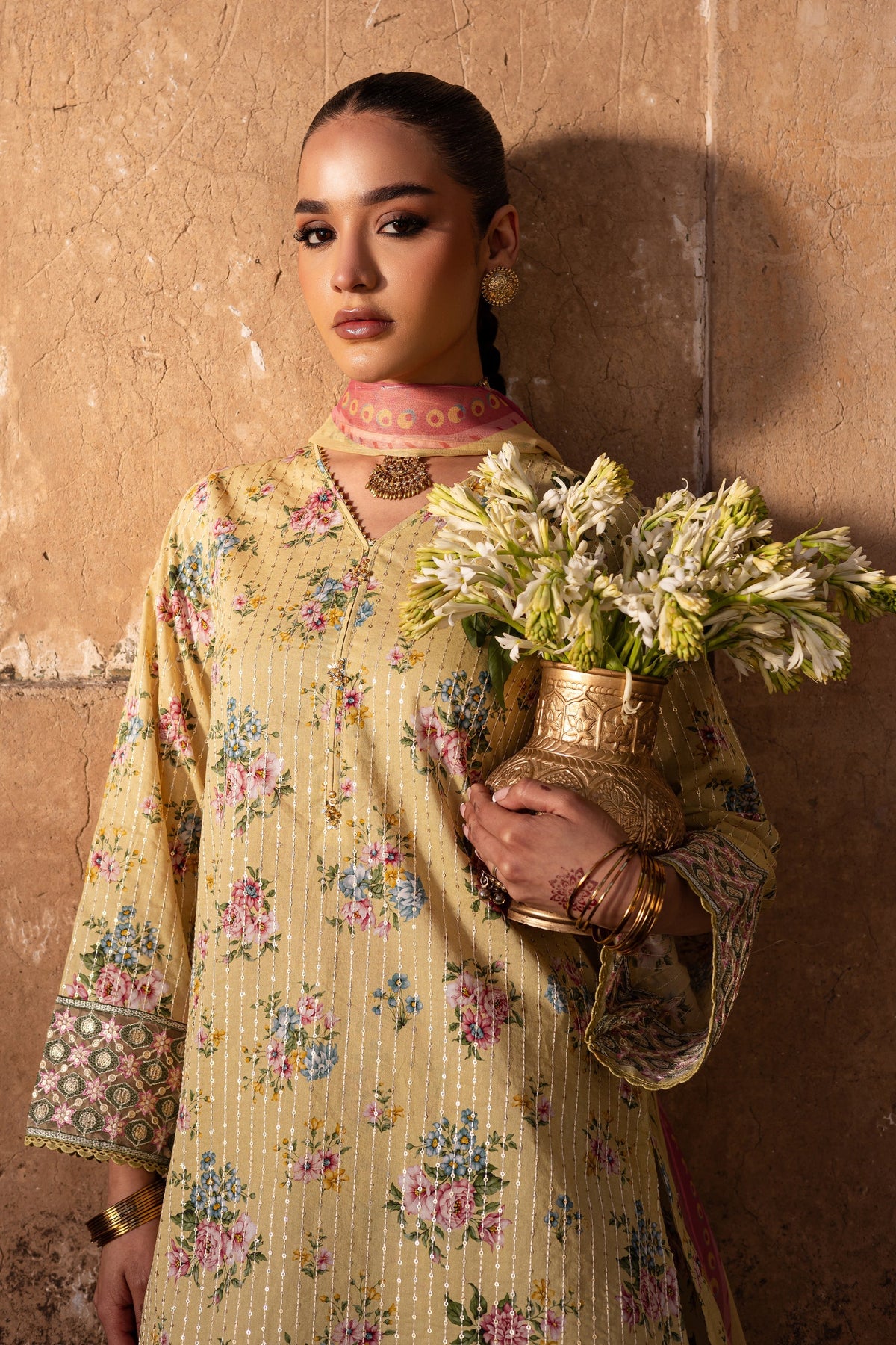 Batik | Chargbagh | Pikachu -  Batik Ladies Clothes - Original Designer Dress - House of Maryam