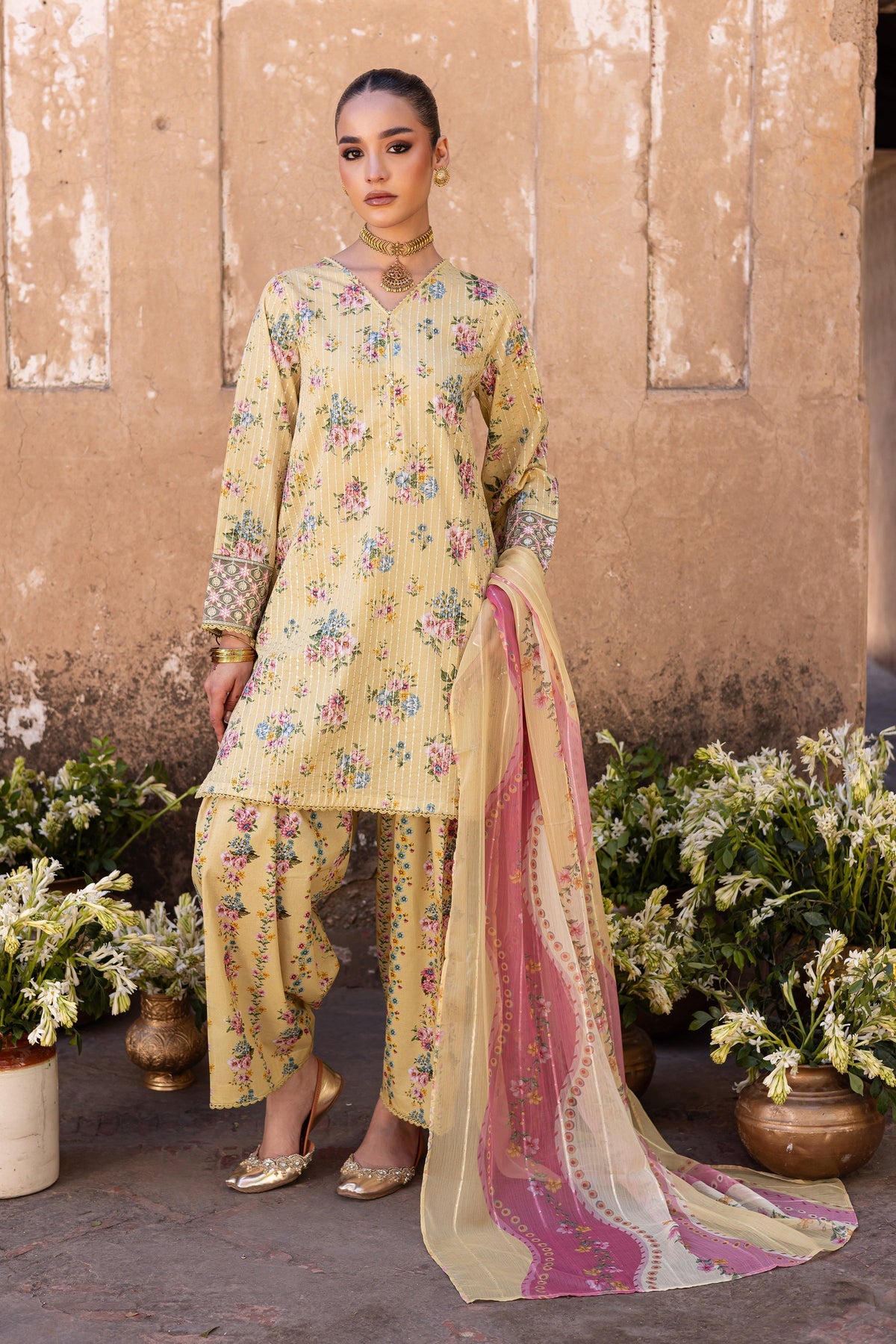 Batik | Chargbagh | Pikachu -  Batik Ladies Clothes - Original Designer Dress - House of Maryam