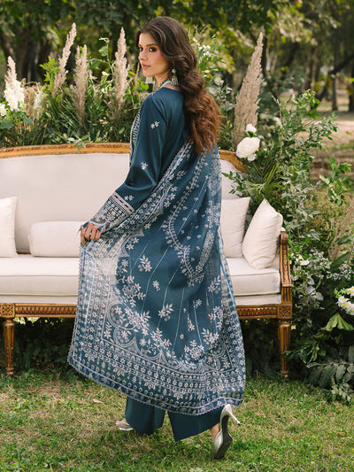 Mahnur | Dahlia Luxury Lawn 25 | Bella -  Mahnur Ladies Clothes - Original Designer Dress - House of Maryam
