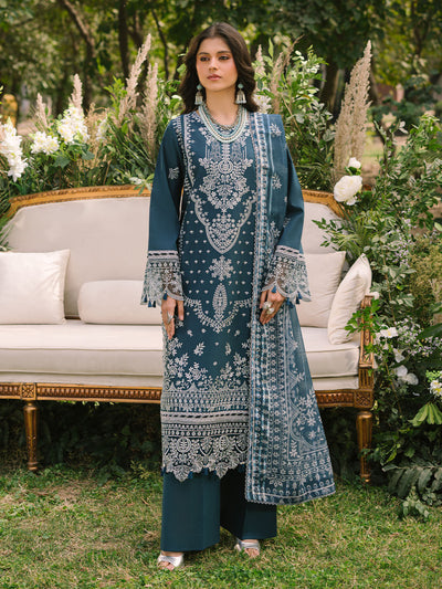 Mahnur | Dahlia Luxury Lawn 25 | Bella -  Mahnur Ladies Clothes - Original Designer Dress - House of Maryam