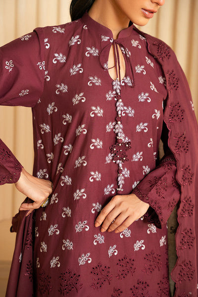 Cross Stitch | Exclusive Pret | Celestial Berry -3PC (Shirt, Trouser & Dupatta)