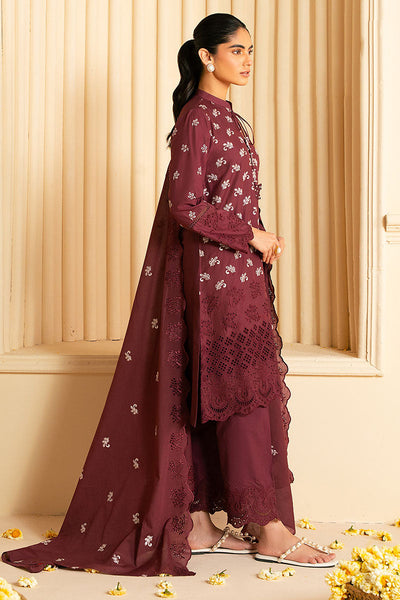 Cross Stitch | Exclusive Pret | Celestial Berry -3PC (Shirt, Trouser & Dupatta)