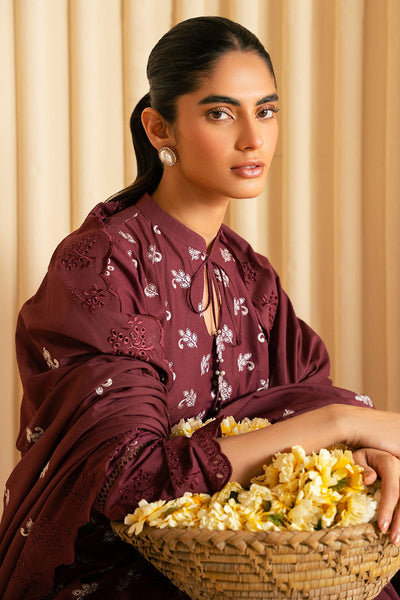 Cross Stitch | Exclusive Pret | Celestial Berry -3PC (Shirt, Trouser & Dupatta)