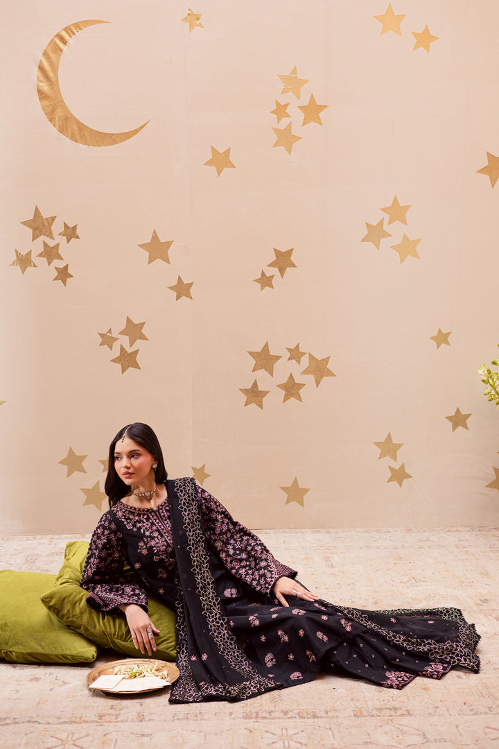 Batik | Winter 25 | Black Sakura-5