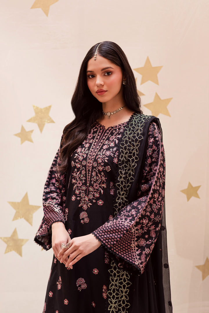 Batik | Winter 25 | Black Sakura-4