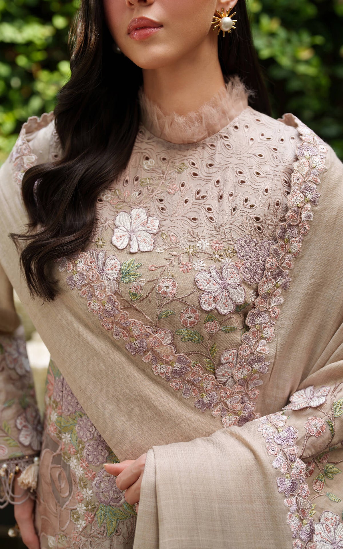 Asifa and Nabeel | Pashmina Luxe 25 | Blanc LWC25-03-5