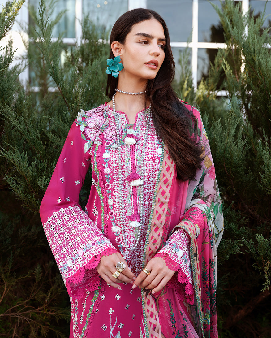 Mushq | Amoi Luxury Lawn | Blushing Rose, image 4