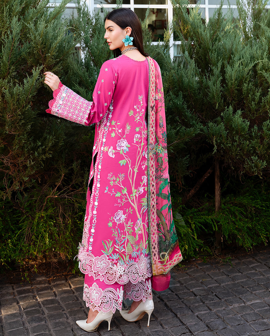 Mushq | Amoi Luxury Lawn | Blushing Rose, image 2