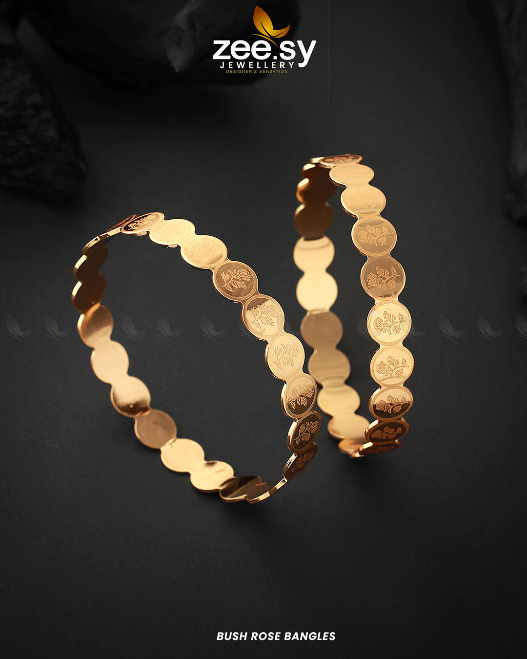 Bush Rose Bangles -  Zeesy Bangles - Original Designer Dress - House of Maryam