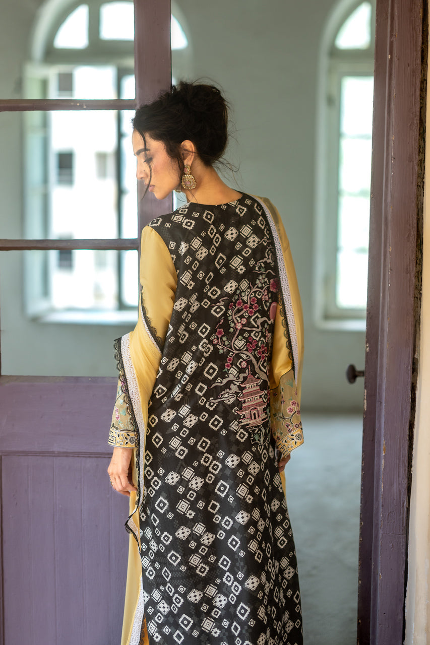 Zainab Chottani | Summer Edition 26 |Butter Yellow-3