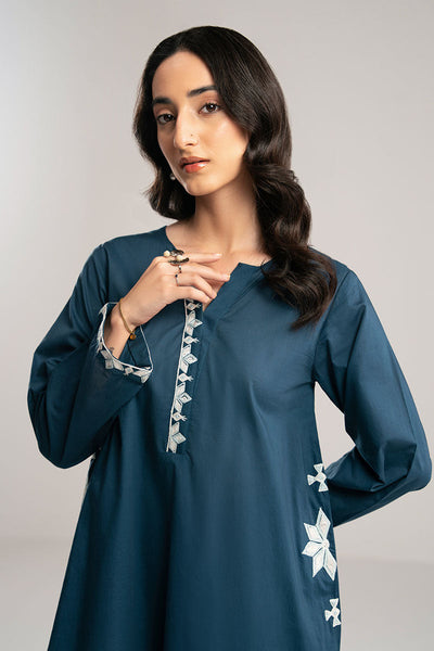 Cross Stitch | Exclusive Pret | Deep Blue-2PC (Shirt & Trouser)