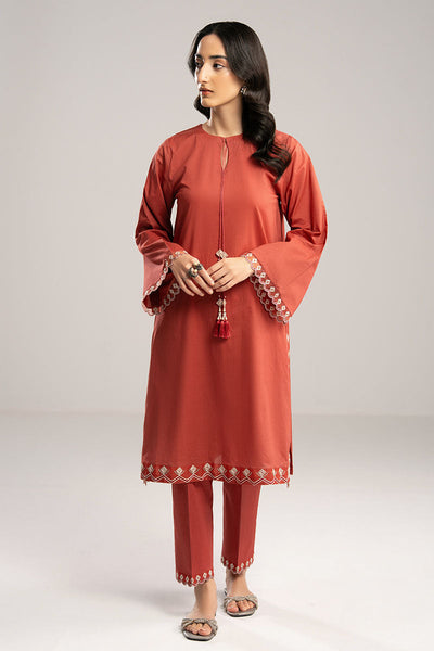Cross Stitch | Exclusive Pret | Autumn Glaze-2PC (Shirt & Trouser)