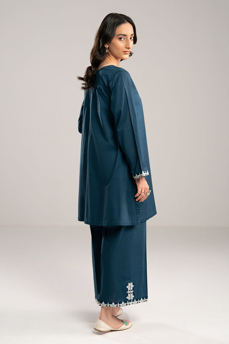 Cross Stitch | Exclusive Pret | Deep Blue-2PC (Shirt & Trouser), image 5