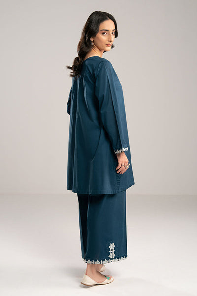Cross Stitch | Exclusive Pret | Deep Blue-2PC (Shirt & Trouser)