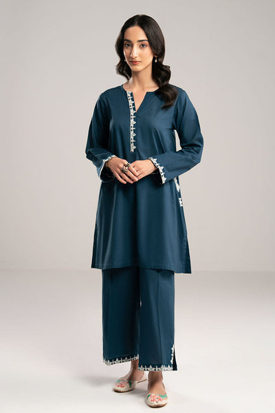 Cross Stitch | Exclusive Pret | Deep Blue-2PC (Shirt & Trouser)