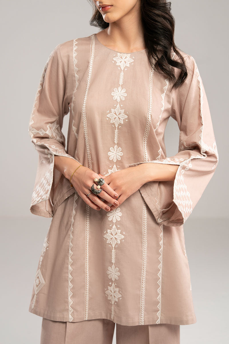 Cross Stitch | Exclusive Pret | Wheat White-2PC (Shirt & Trouser)-4