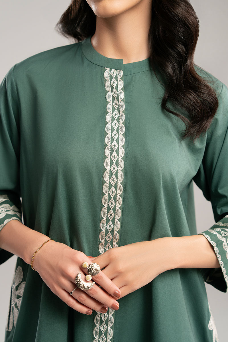 Cross Stitch | Exclusive Pret | Azure Charm-2PC (Shirt & Trouser), image 2