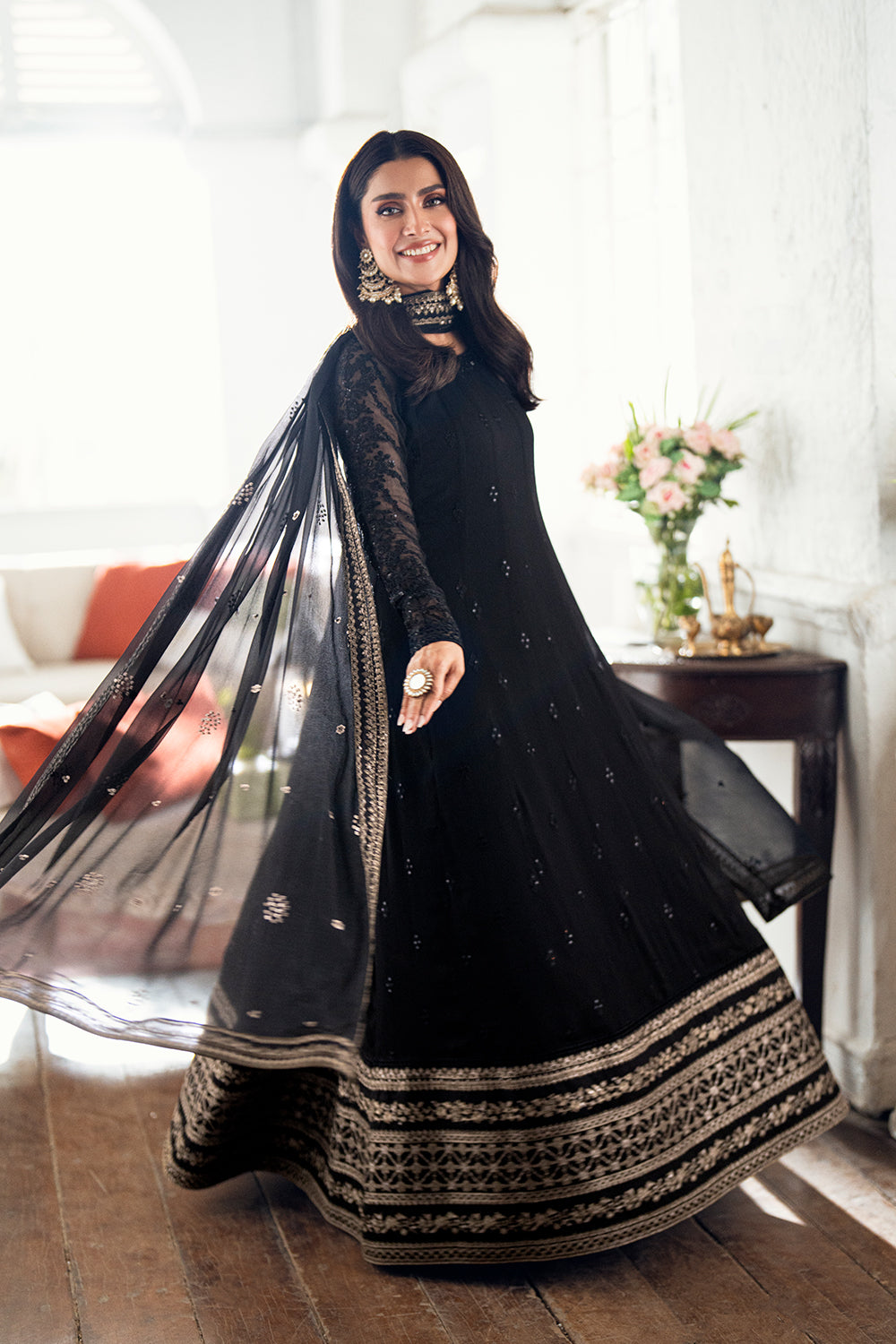 Azure | Luxe Formals | Caviar Noir -  Azure Ladies Clothes - Original Designer Dress - House of Maryam