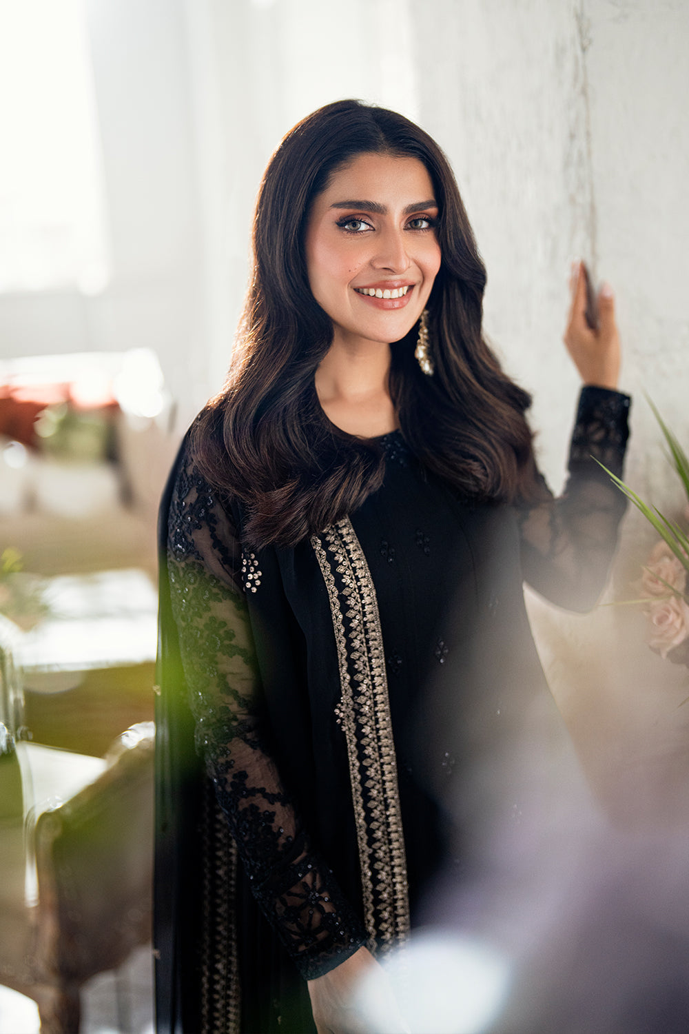 Azure | Luxe Formals | Caviar Noir -  Azure Ladies Clothes - Original Designer Dress - House of Maryam