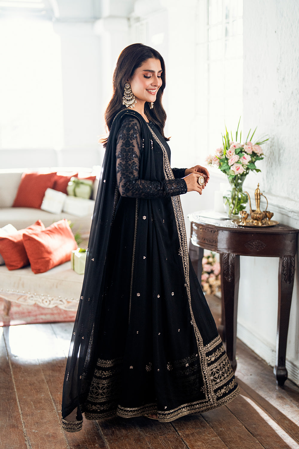 Azure | Luxe Formals | Caviar Noir -  Azure Ladies Clothes - Original Designer Dress - House of Maryam