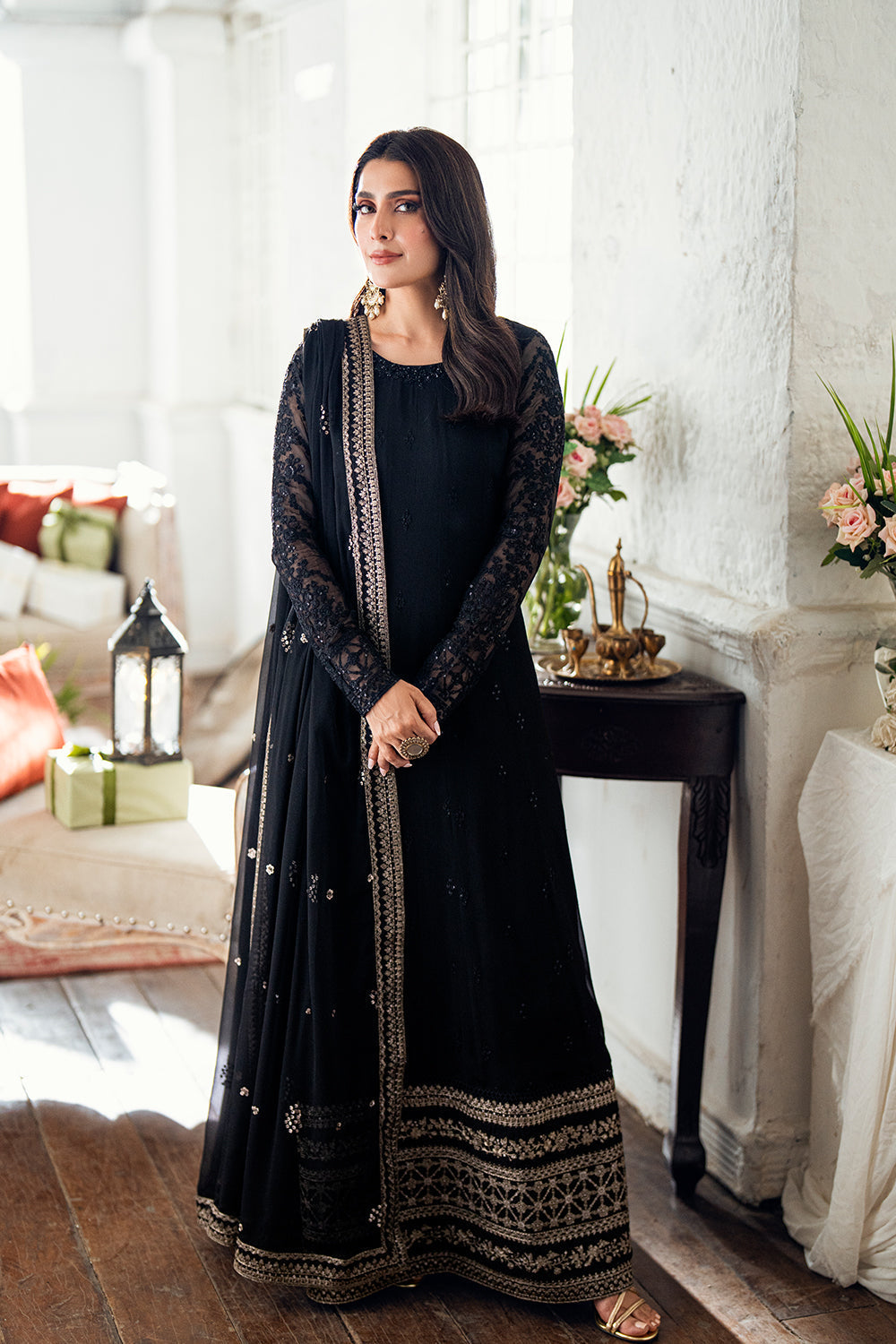 Azure | Vogue Formals | Caviar Noir -  Azure Ladies Clothes - Original Designer Dress - House of Maryam