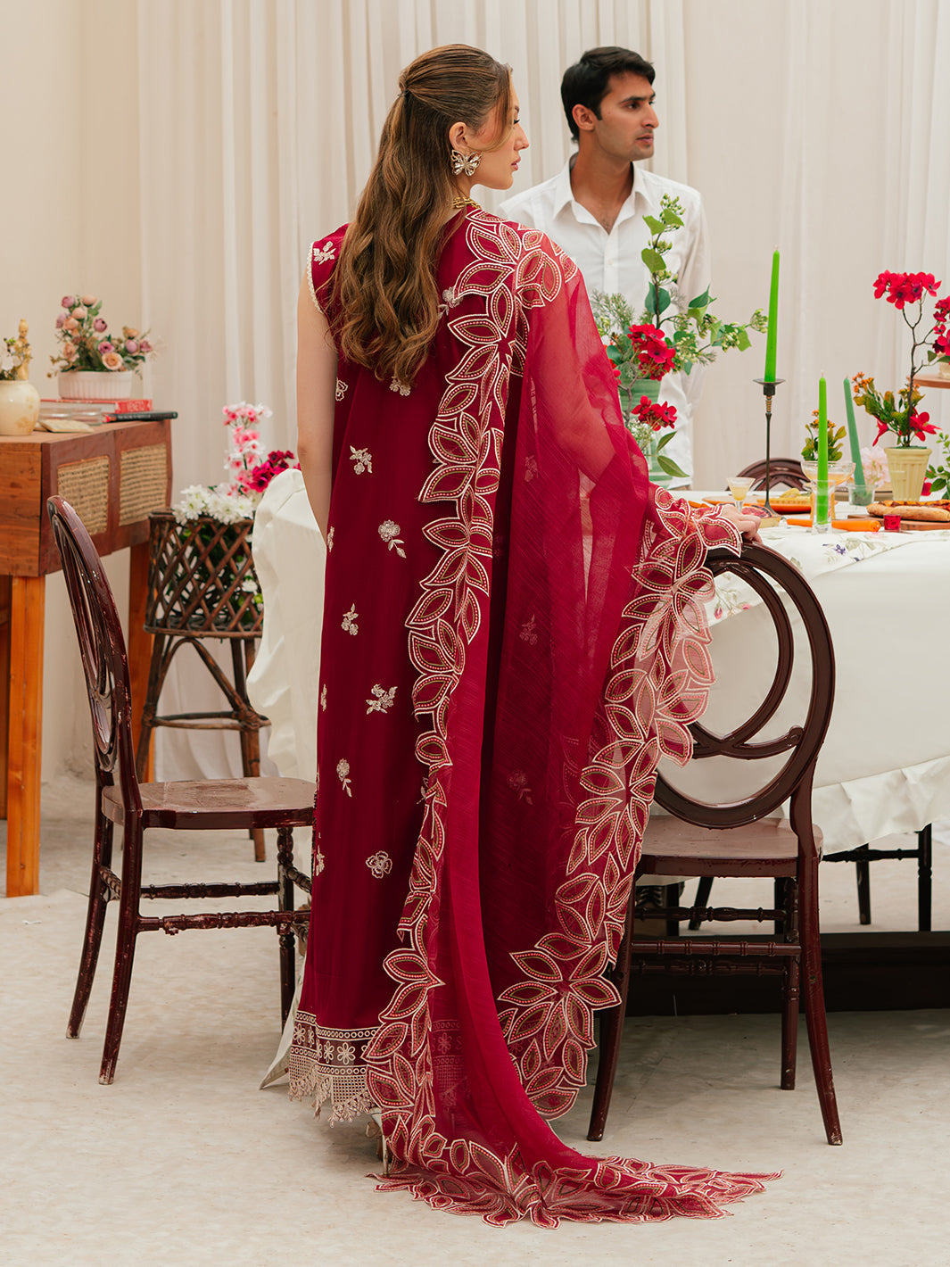 Mahnur | Allenura Luxury Lawn 24 | CELESTIAL -  Mahnur Luxury - Original Designer Dress - House of Maryam