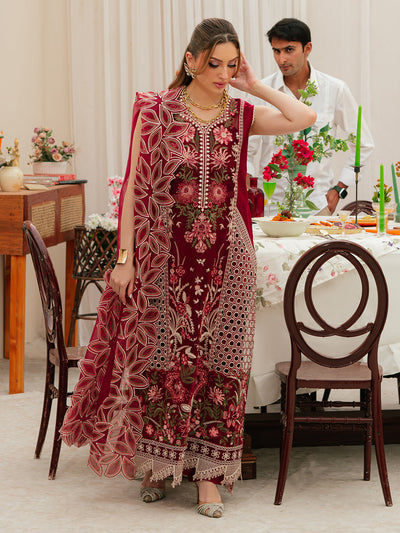 Mahnur | Allenura Luxury Lawn 24 | CELESTIAL -  Mahnur Luxury - Original Designer Dress - House of Maryam