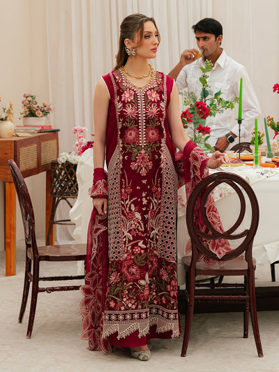 Mahnur | Allenura Luxury Lawn 24 | CELESTIAL -  Mahnur Luxury - Original Designer Dress - House of Maryam