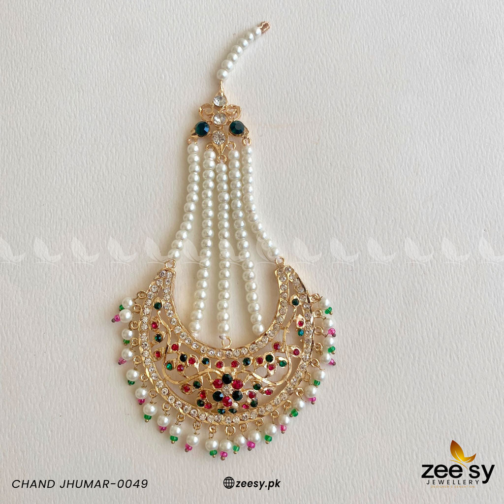 Chand Jhumar-0049 -  Zeesy jhumar - Original Designer Dress - House of Maryam