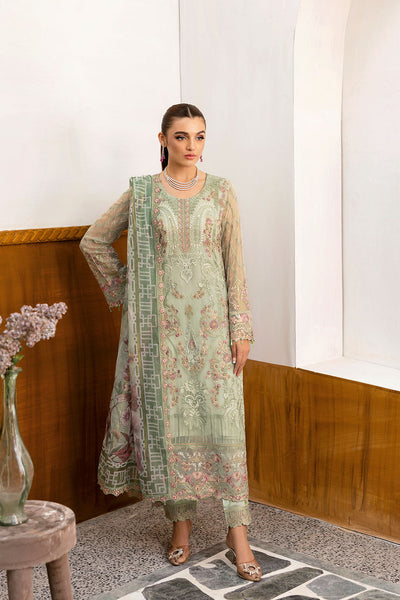 Ramsha | Chevron Chiffon Collection | A-1003 -  Ramsha Ladies Clothes - Original Designer Dress - House of Maryam