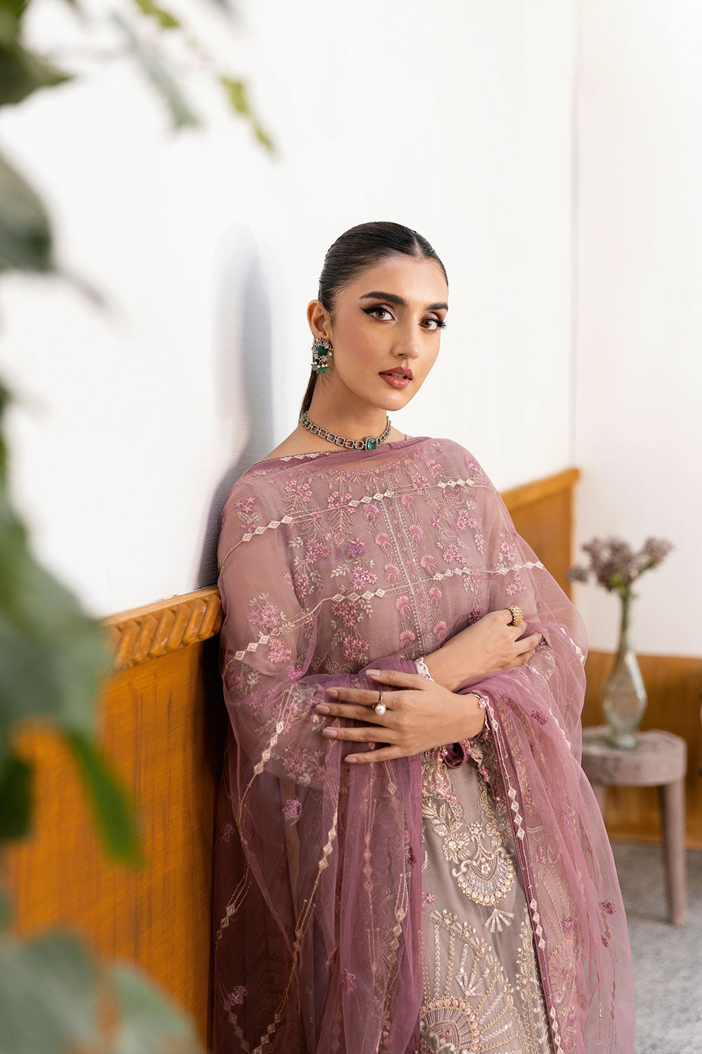 Ramsha | Chevron Chiffon Collection | A-1009 -  Ramsha Ladies Clothes - Original Designer Dress - House of Maryam