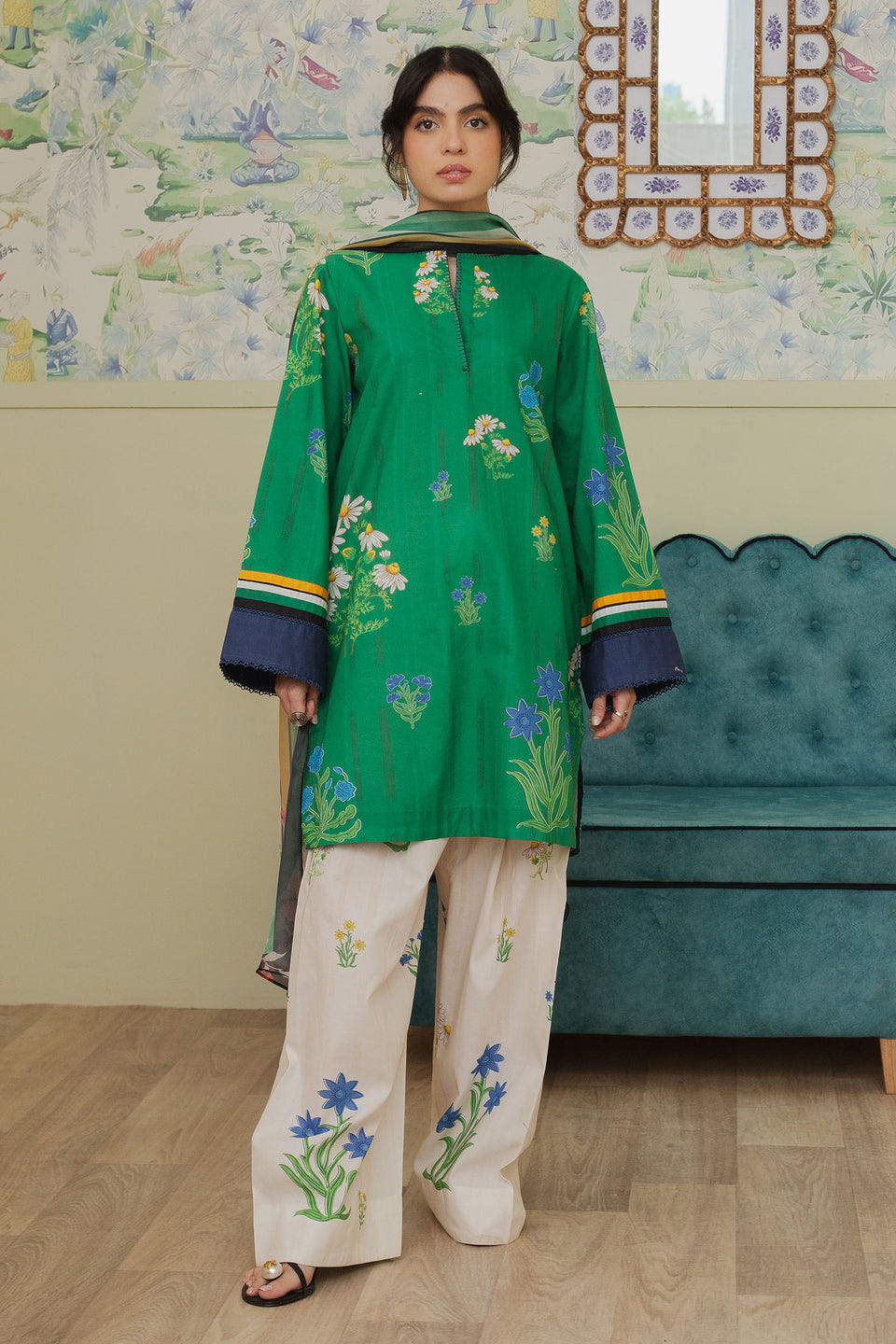 Zara Shahjahn | Coco Prints 24 | D10 -  Zara Shahjahan Casuals - Original Designer Dress - House of Maryam