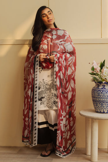 Zara Shahjahn | Coco Prints 24 | D8 -  Zara Shahjahan Casuals - Original Designer Dress - House of Maryam