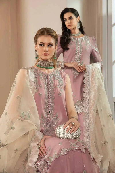 Maria B | Sateen Formals 23 | Mauve CST-706 -  Maria B Formal - Original Designer Dress - House of Maryam