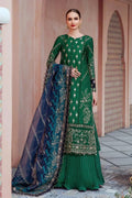 Maria B | Sateen Formals 23 | Emerald Green CST-711 by Designer Maria B - House of Maryam - Pakistani Designer Ethnic Wear in {{ shop.shopifyCountryName }}