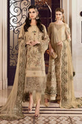 Maria B | Sateen Formals 23 | Beige CST-712 by Designer Maria B - House of Maryam - Pakistani Designer Ethnic Wear in {{ shop.shopifyCountryName }}