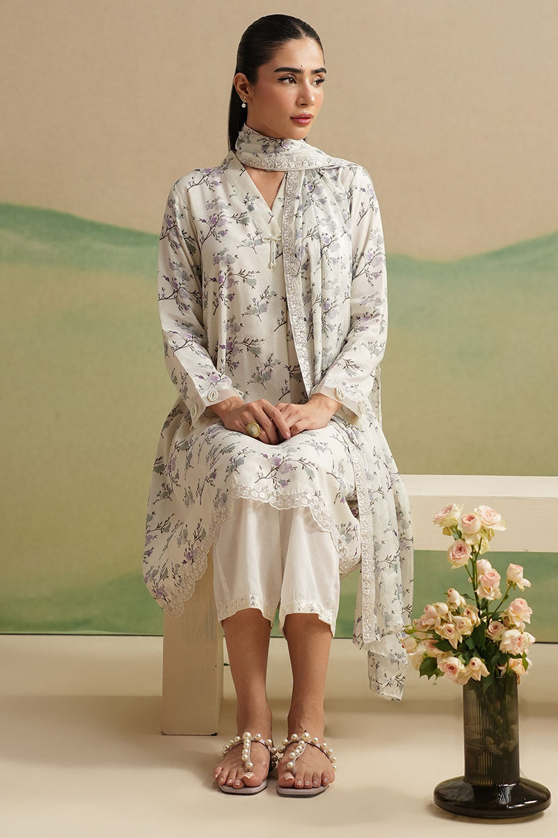 Cross Stitch | Exclusive Pret | Celestial Tide-2PC (Shirt & Dupatta)