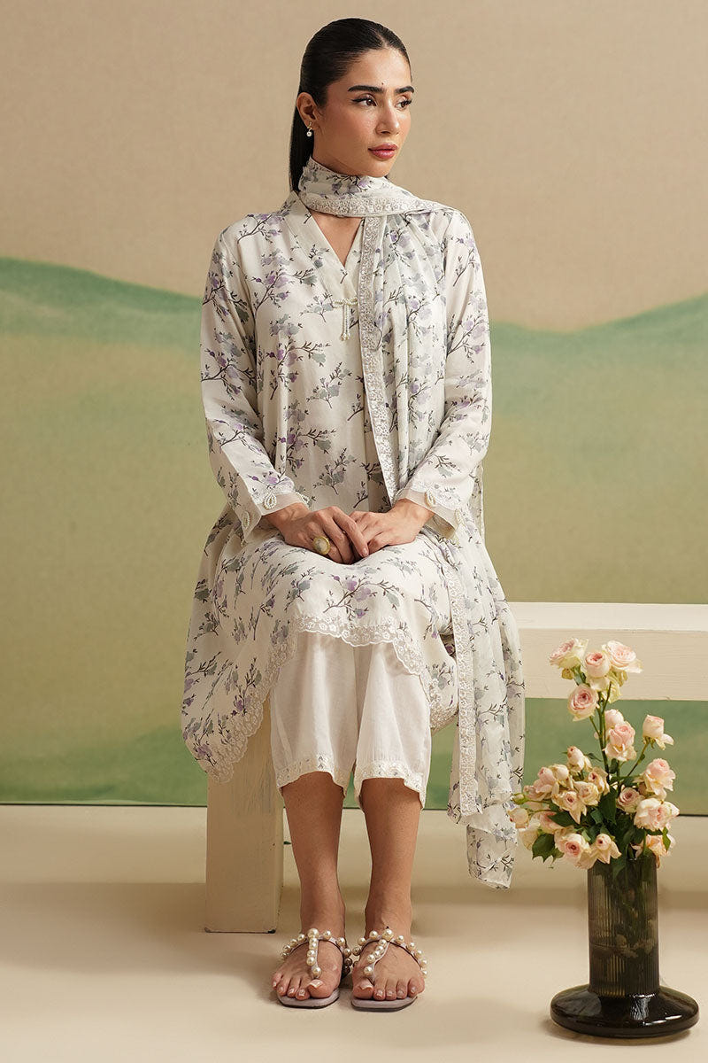 Cross Stitch | Exclusive Pret | Celestial Tide-2PC (Shirt & Dupatta)