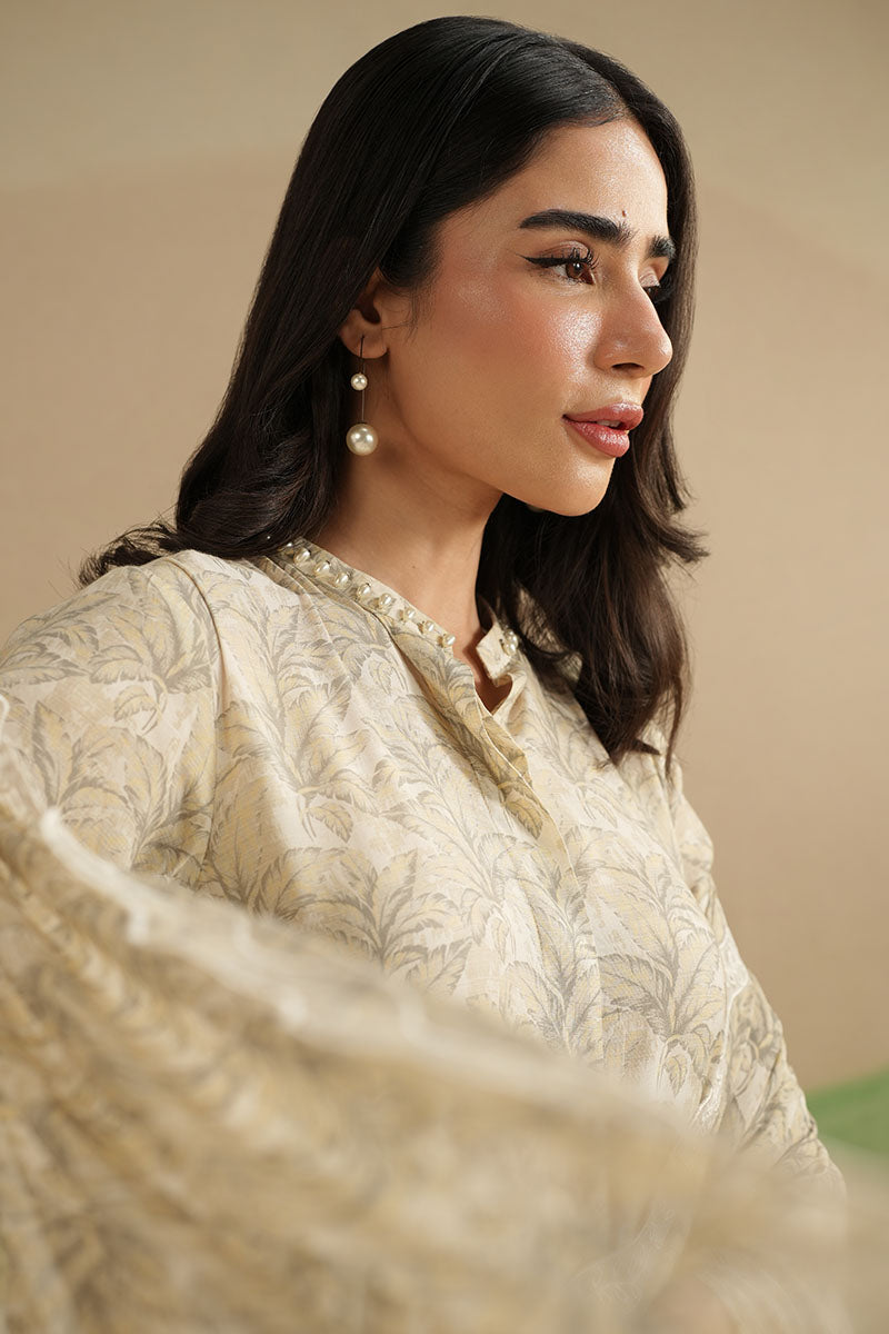 Cross Stitch | Exclusive Pret | Forest Trial-2PC (Shirt & Dupatta), image 4