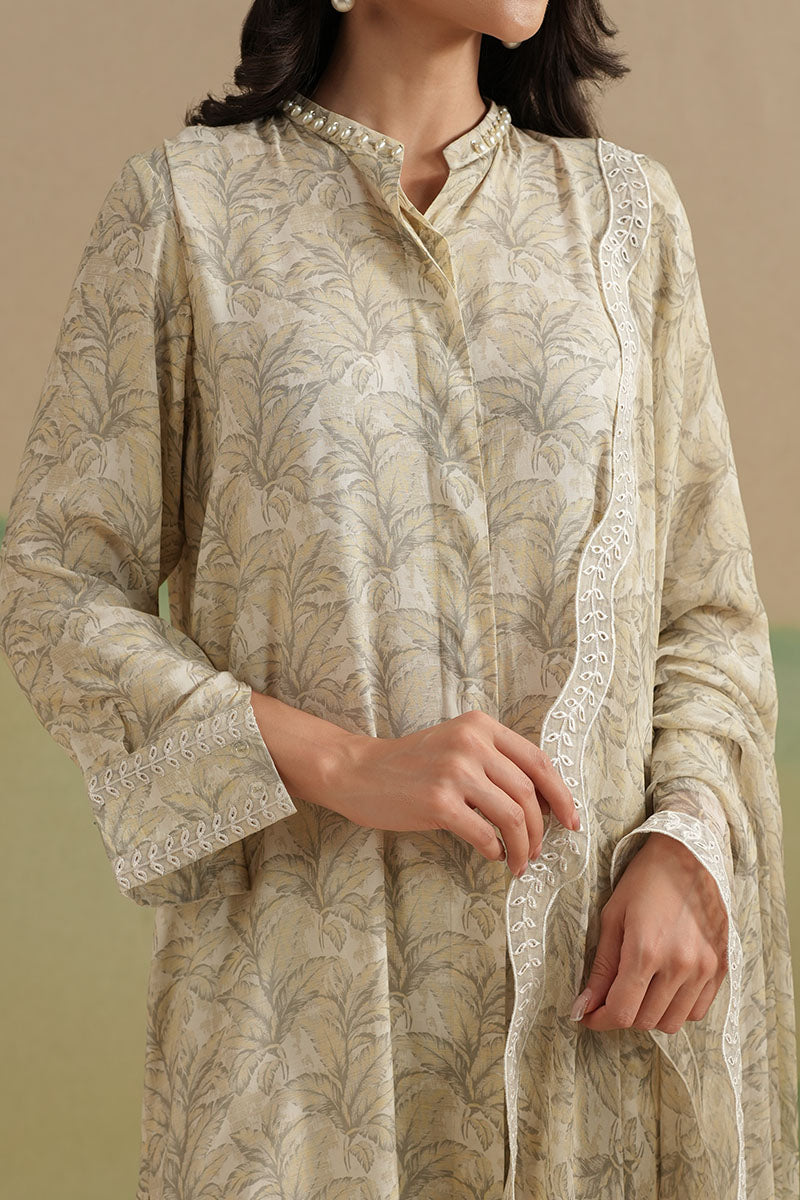 Cross Stitch | Exclusive Pret | Forest Trial-2PC (Shirt & Dupatta)