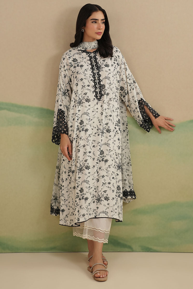 Cross Stitch | Exclusive Pret | Lunar Grove-2PC (Shirt & Dupatta)