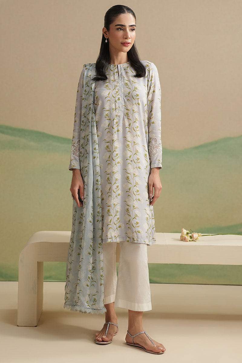 Cross Stitch | Exclusive Pret | Ocean Breeze-2PC (Shirt & Dupatta)