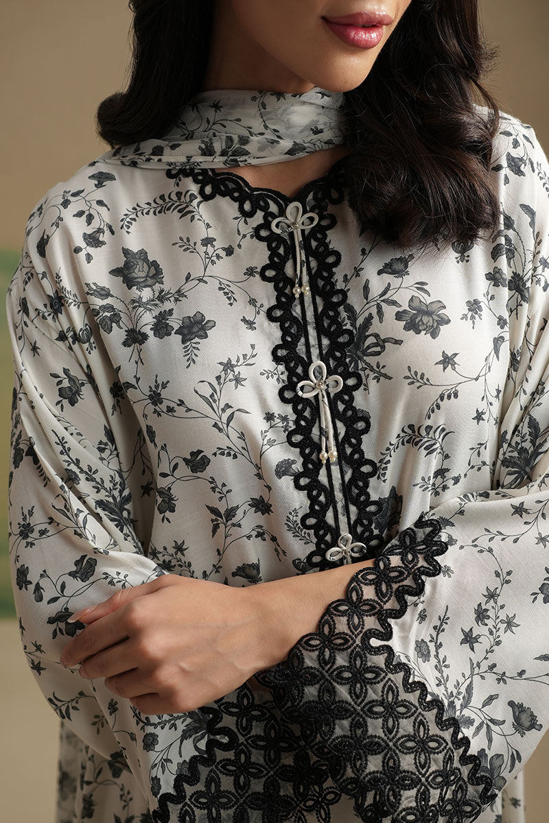 Cross Stitch | Exclusive Pret | Lunar Grove-2PC (Shirt & Dupatta), image 2