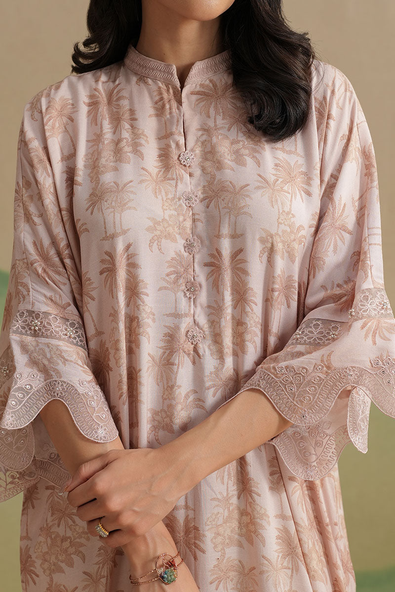 Cross Stitch | Exclusive Pret | Tropical Bloom-2PC (Shirt & Dupatta), image 2
