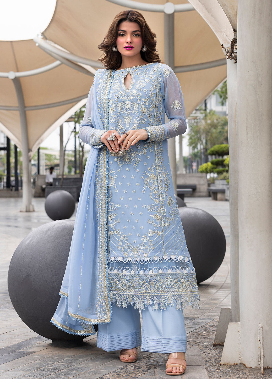 Sahane | At First Glance | CT 25001 First Rain -  Sahane Ladies Clothes - Original Designer Dress - House of Maryam