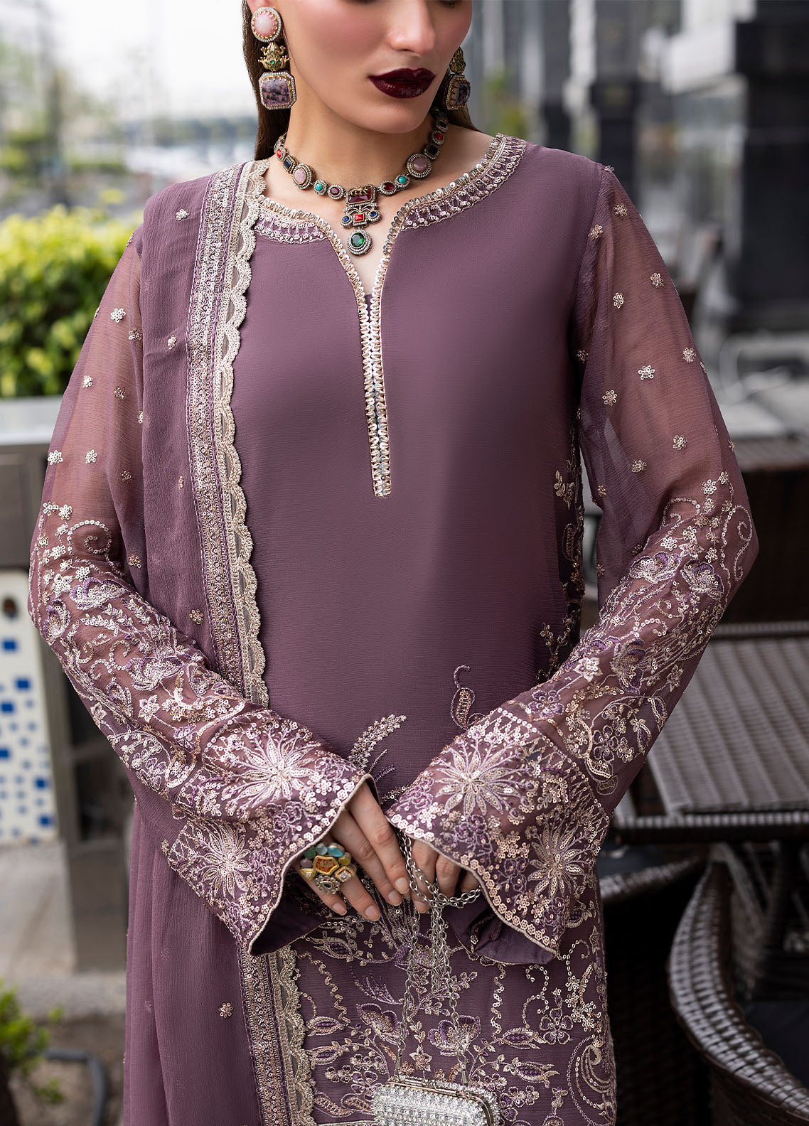 Sahane | At First Glance |   CT 25005 Roseate -  Sahane Ladies Clothes - Original Designer Dress - House of Maryam